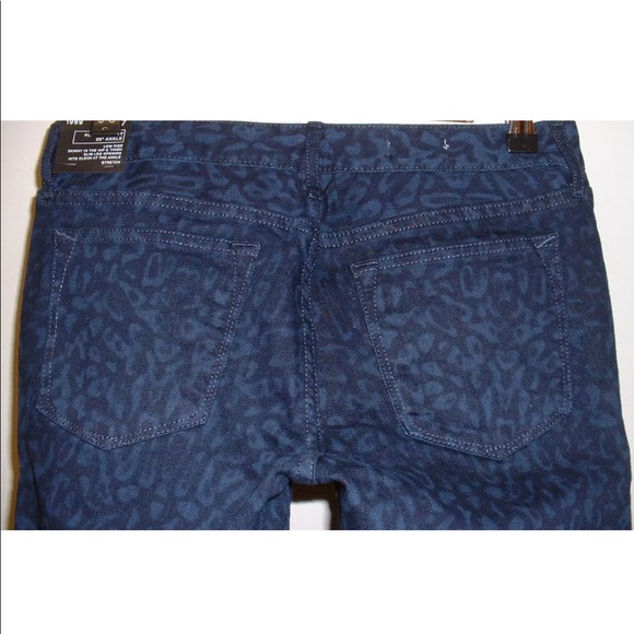 Gap Always Skinny 29 Inch Ankle Jean Cheetah Print - Picture 2 of 8